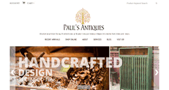 Desktop Screenshot of paulsantiques.com