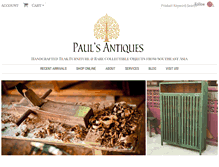Tablet Screenshot of paulsantiques.com